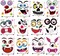 Pumpkin Decorating Stickers, Make Your Own Small Pumpkin Stickers, Pumpkin face Stickers for Halloween Party Favors